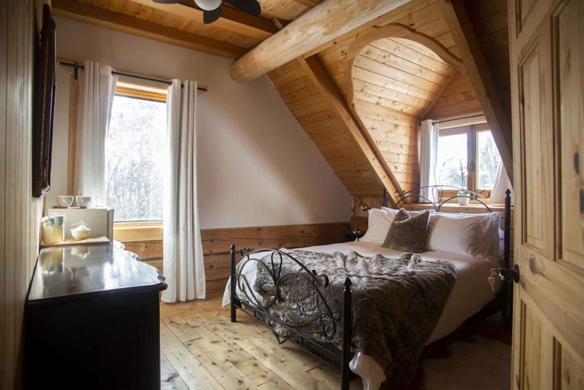 Hebergement "La Maison En Bois Rond" Sainte-Marie Quarto foto
